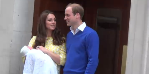 Kate and William Make Their First Appearance With Their New Daughter