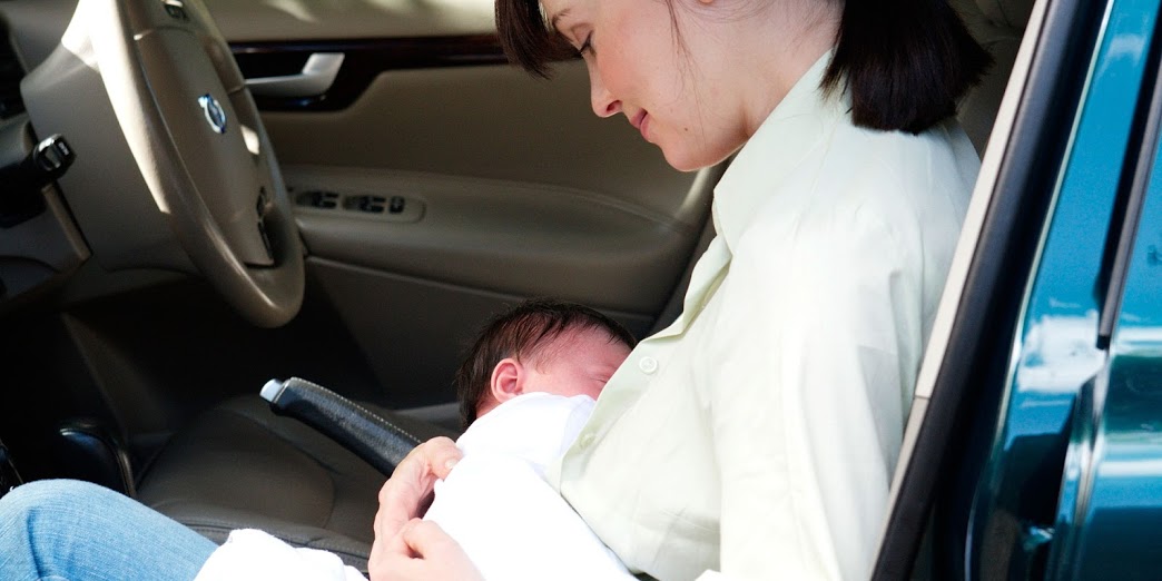 Woman Ticketed for Driving While Breastfeeding