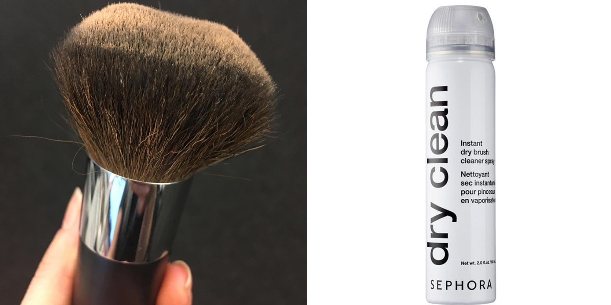 Dry Shampoo for Makeup Brushes Sephora Dry Clean Instant Dry Brush