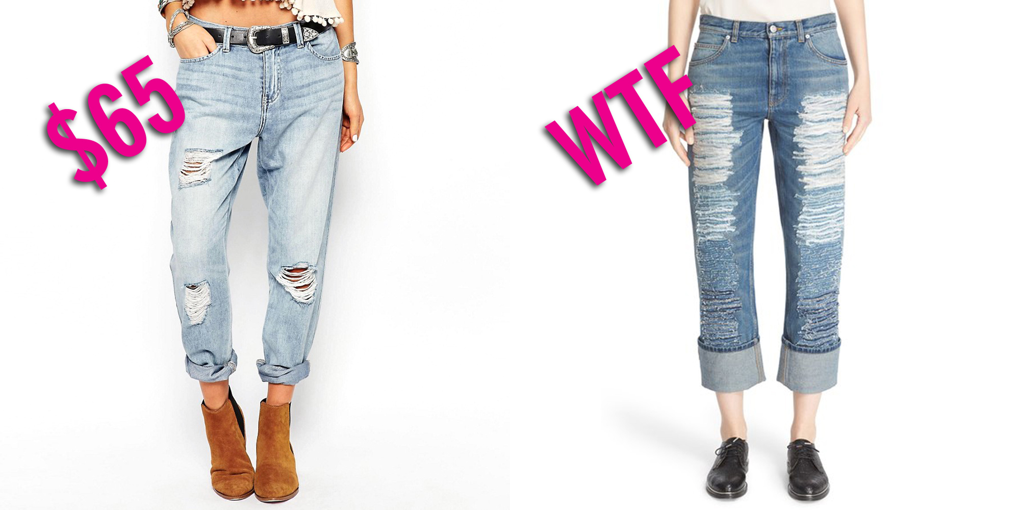 QUIZ Can You Guess How Much These Trendy Designer Jeans Cost?