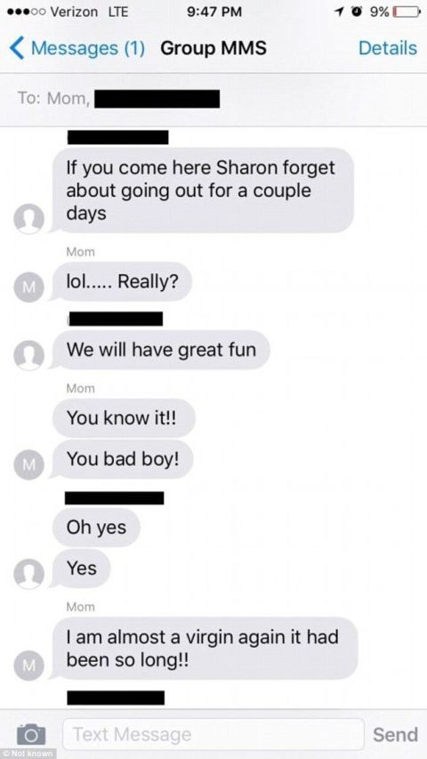 This Woman Received a Bunch of Her Mom's Sexts After She Accidentally