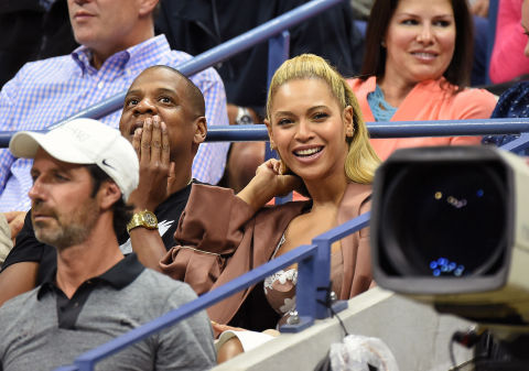 beyonce jay z us open tennis