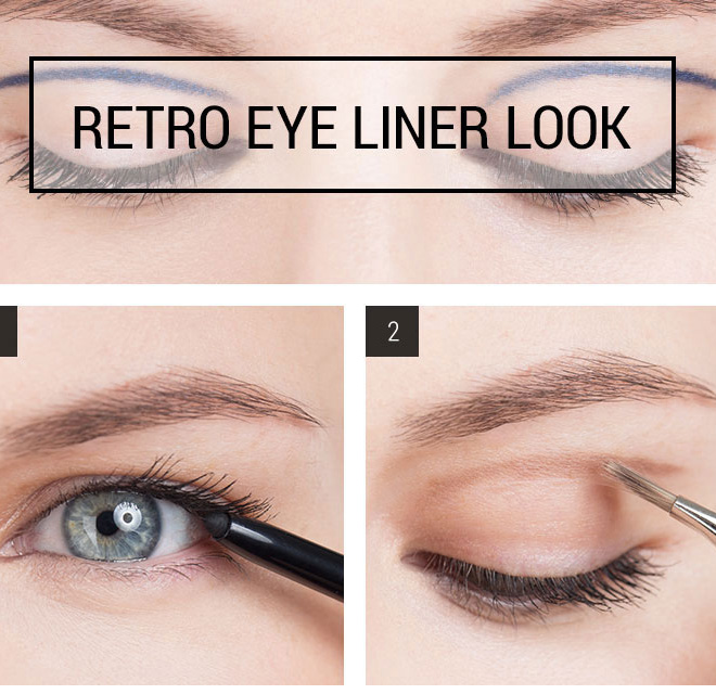 Retro Eye Makeup Look Mod Eyeliner Makeup Tutorial